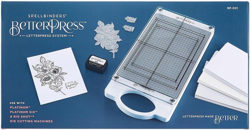 Spellbinders BetterPress Letterpress Machine/for Cardmaking and Paper Crafts/BP-001 - Image 1